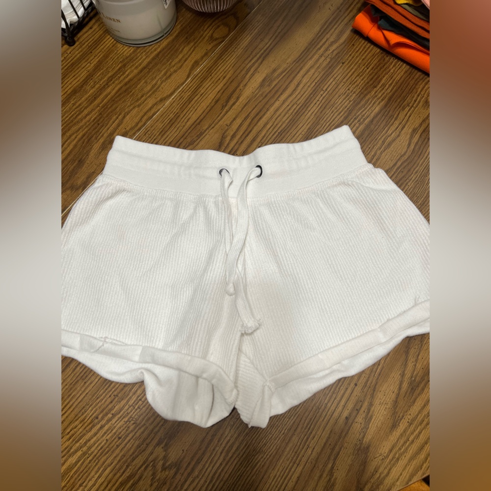 Women's White Casual Shorts